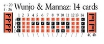 Wunjo en Mannaz (14 cards)